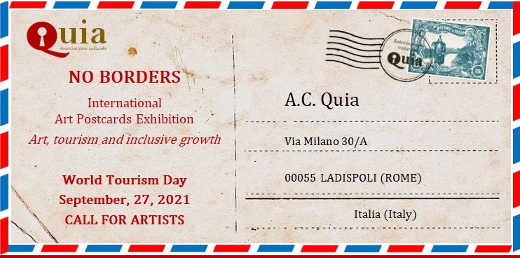 NO BORDERS International Art Postcards Exhibition Art, Tourism and Inclusive Growth World Tourism Day