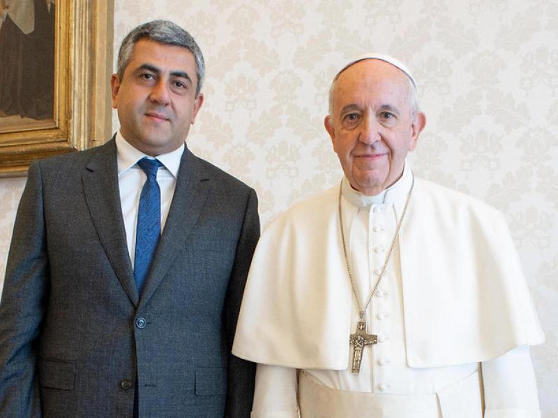 SG Zurab Pololikashvili, Pope Francis